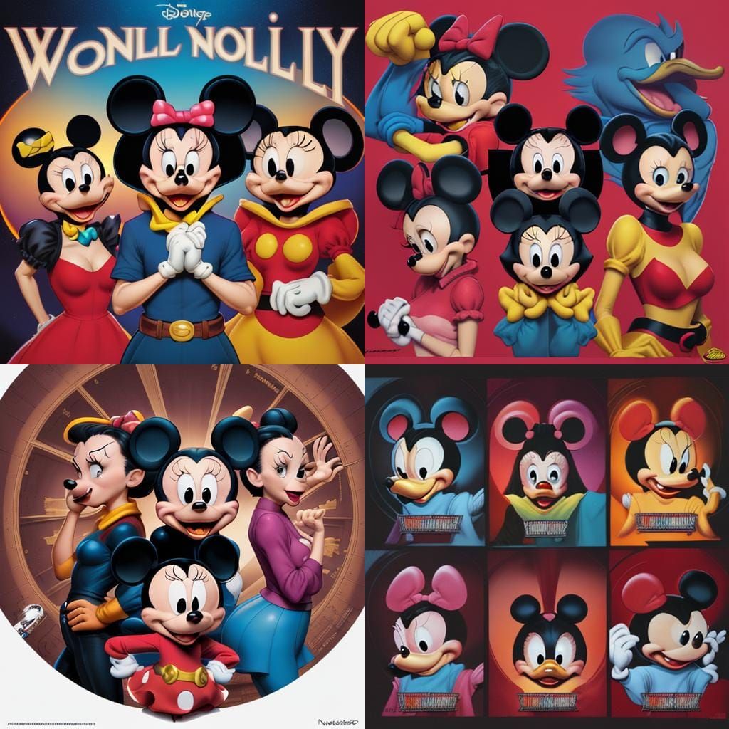 Disney's Take on the Three Wise Monkeys, Comic Book Style