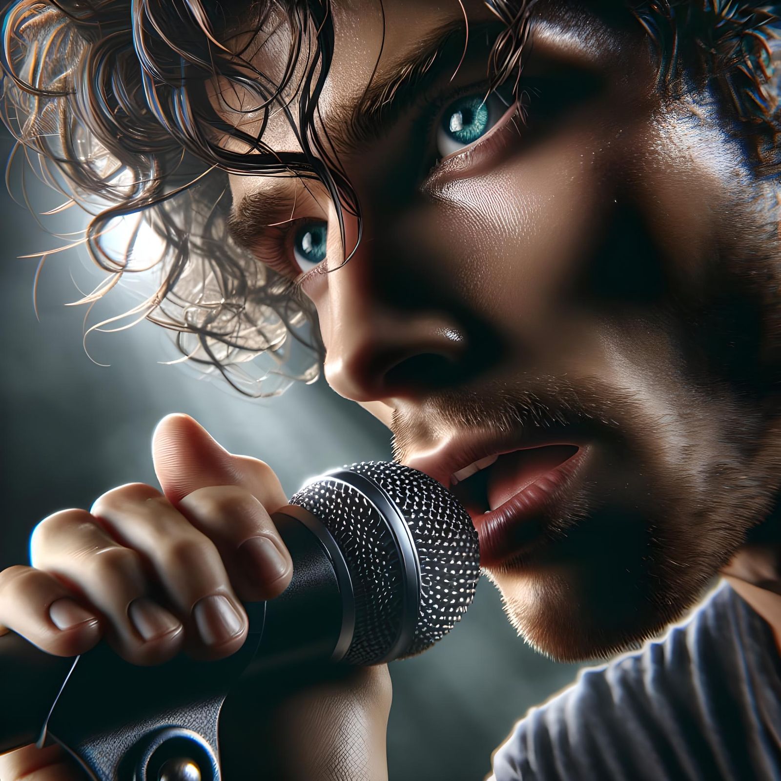 Chris Cornell singing. (Professional Musician) R.I.P.