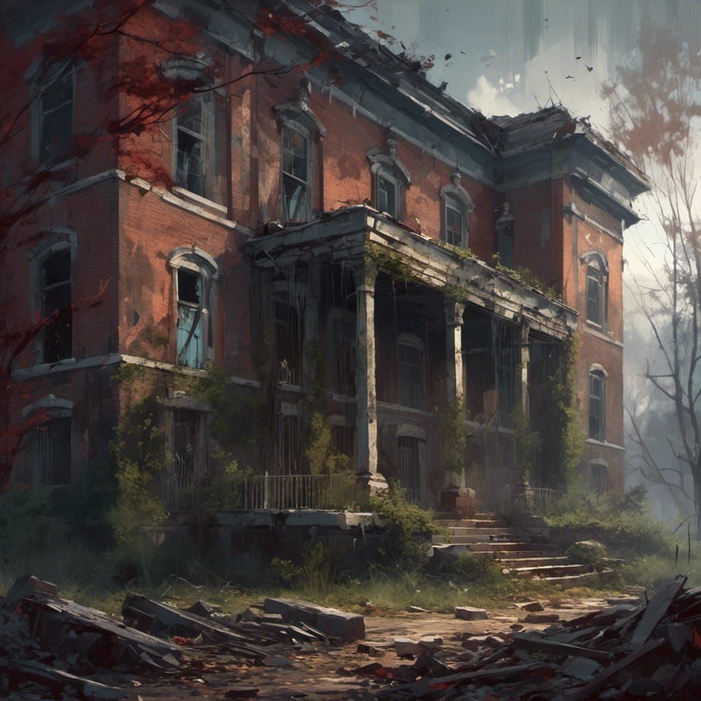 Sinister Militia Occupies Abandoned School: Dramatic Paintin...