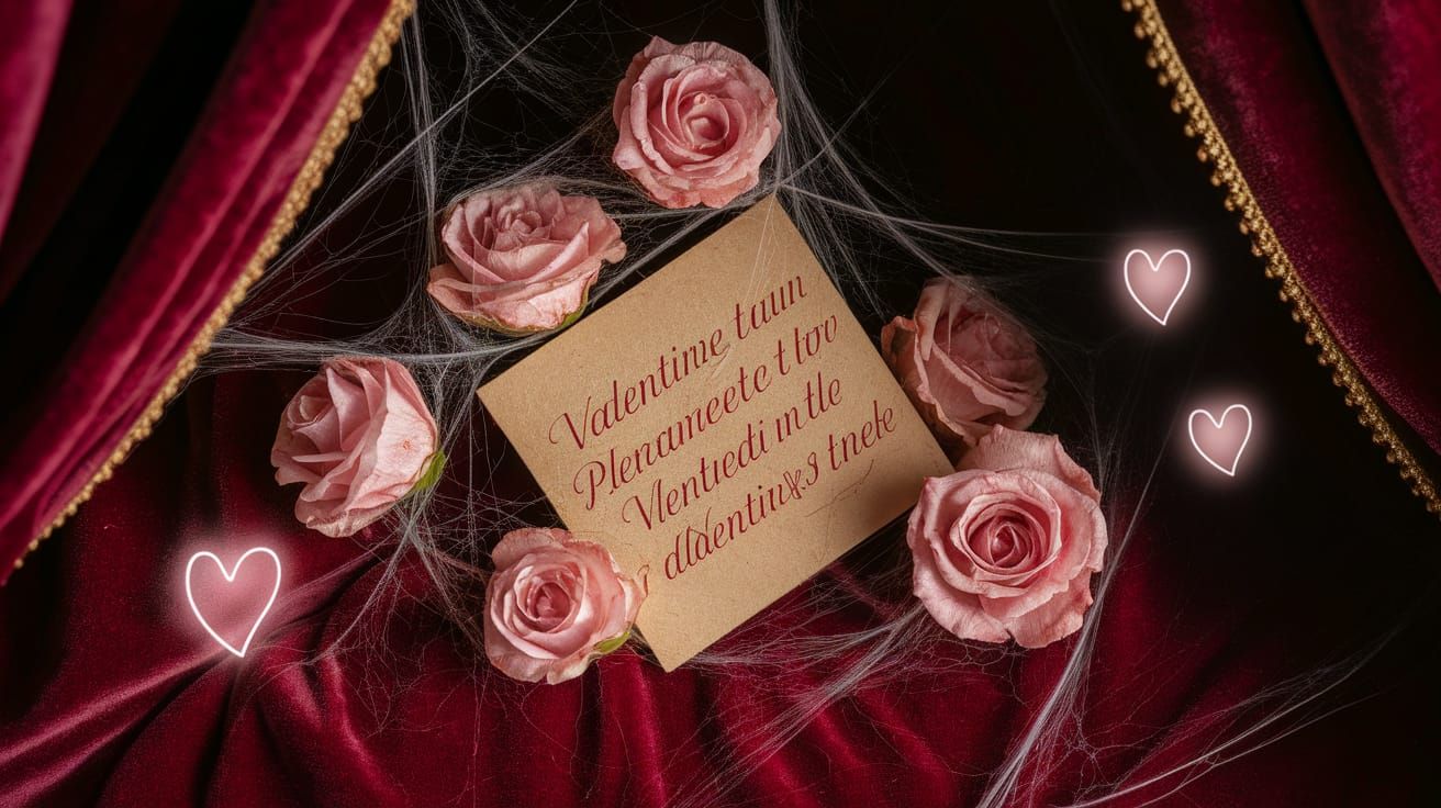 Antique Valentine's Curse with Spectral Roses