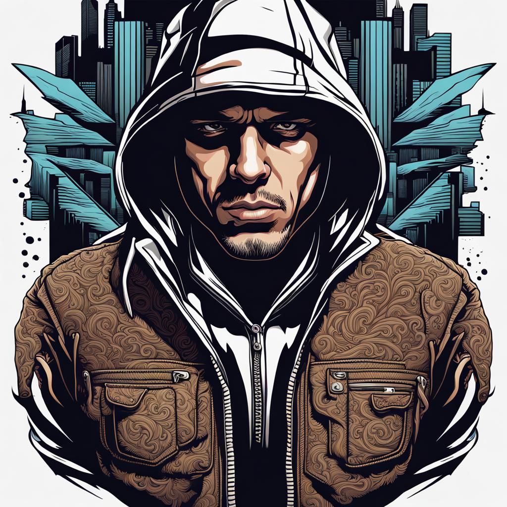 Modern Gangster Logo Design in Vector Art