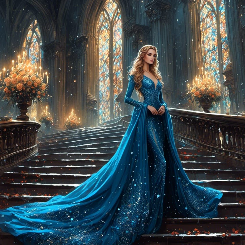 Feyre's Starlight Gown at Starfall Celebration