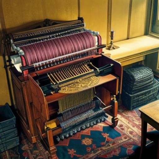 Jacquard Loom Weaving Damask Fabric