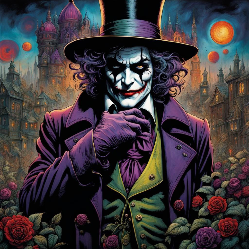 Psychedelic Pop Surrealism with Neon Glow