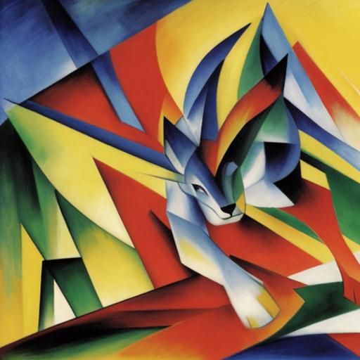 Franz Marc Inspired AI Image