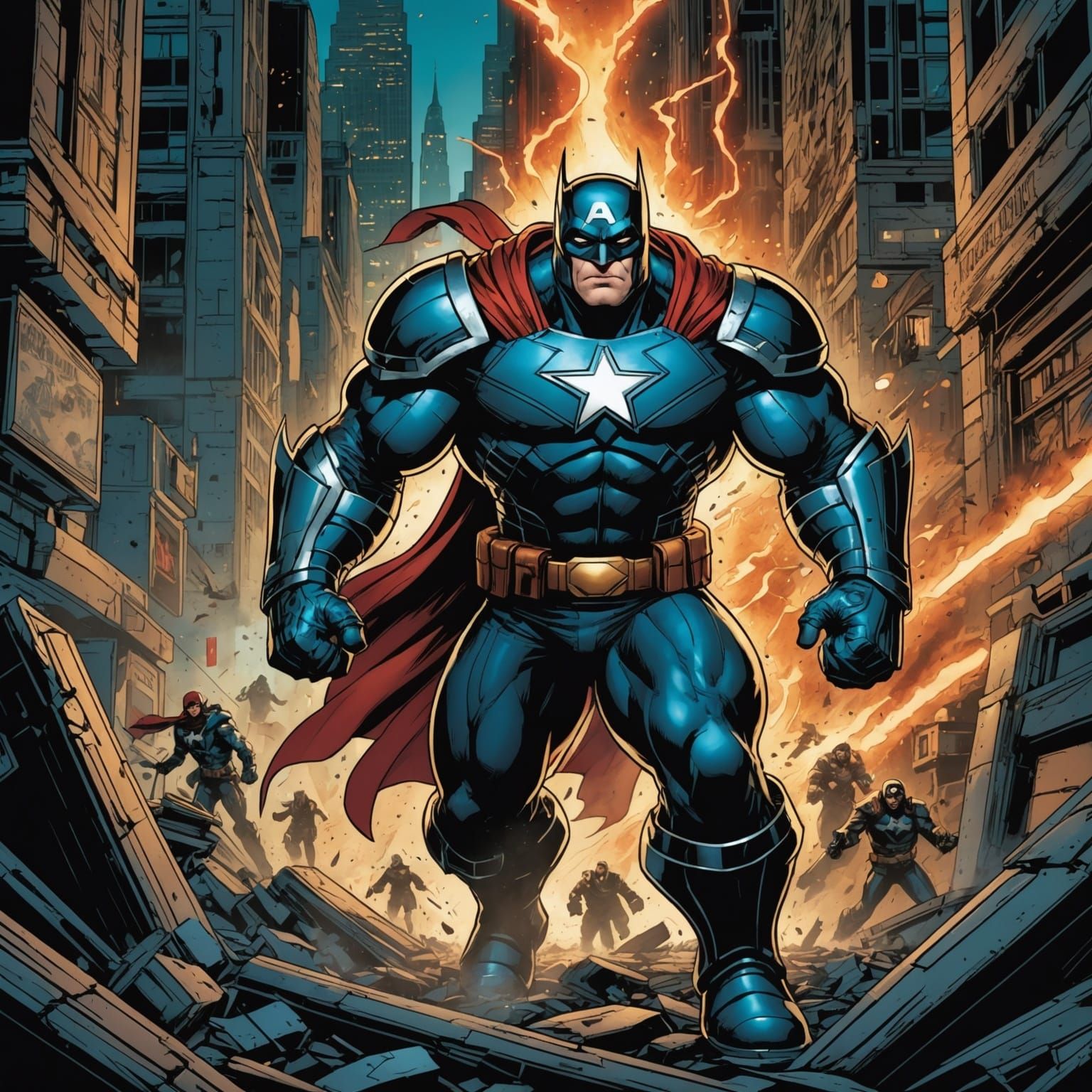 Roy P in Comic Book Art Style