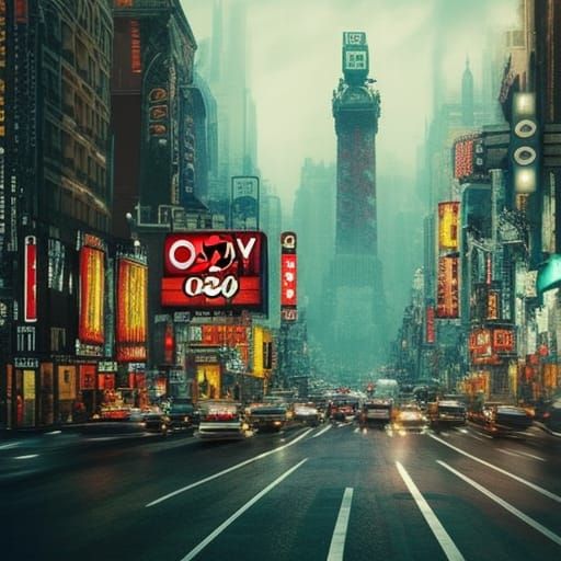 Dramatic Obey Billboard Digital Matte Painting
