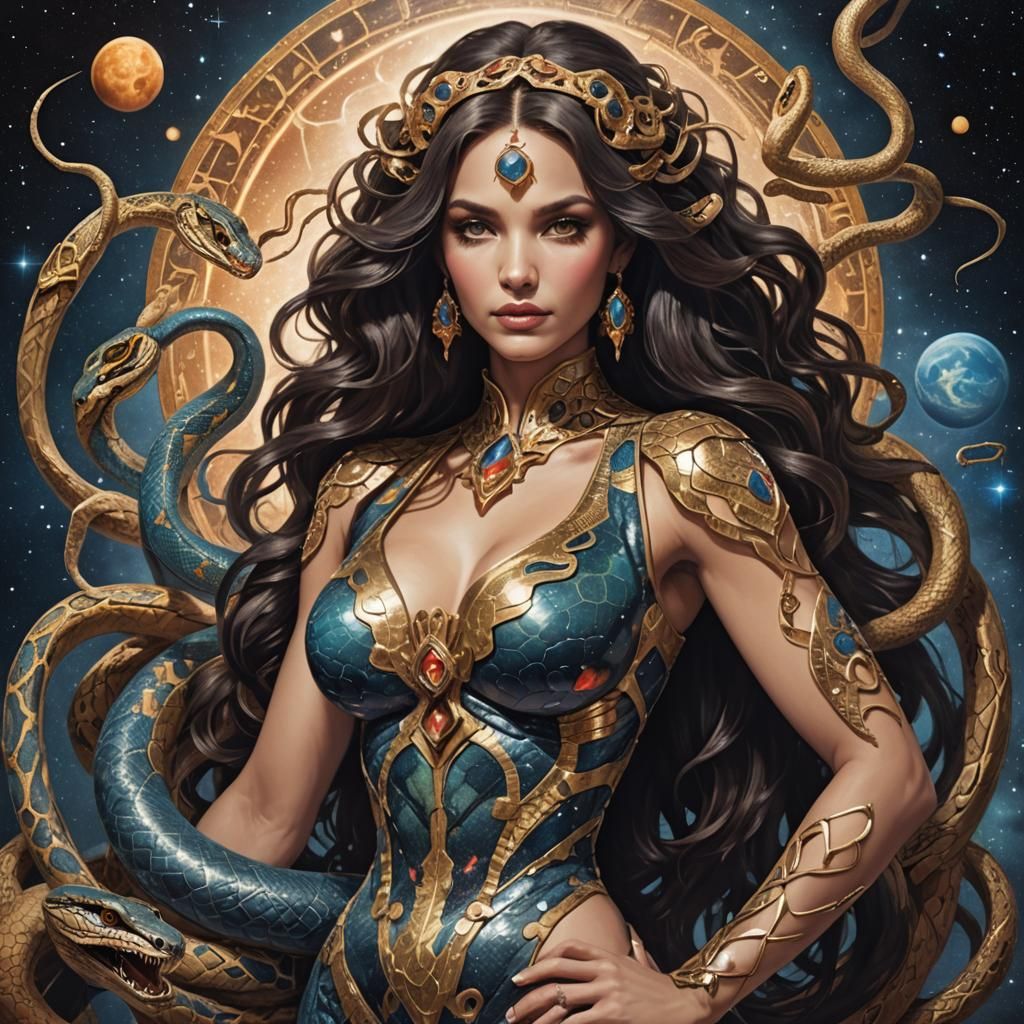 Cosmic Snake Woman: Embodiment of Knowledge