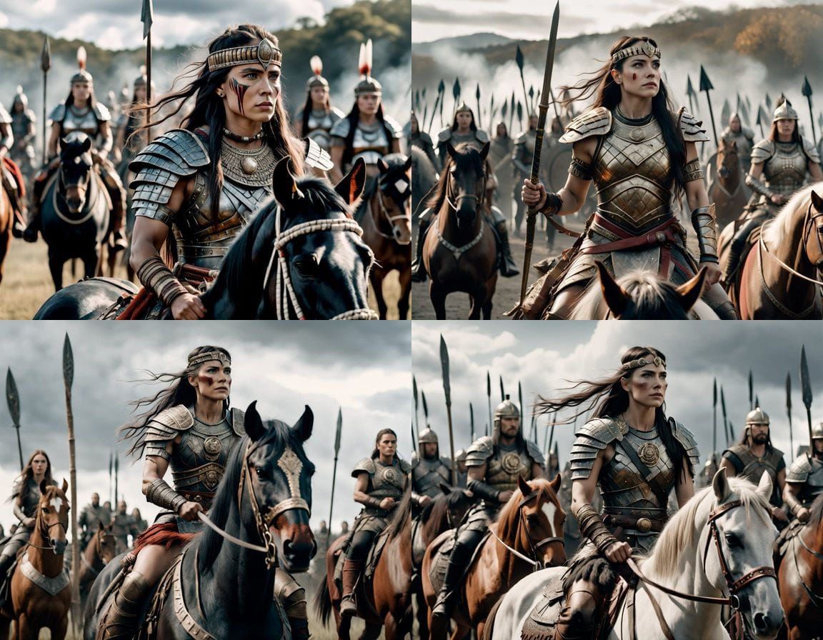 Amazon Queen Victorious After Epic Battle