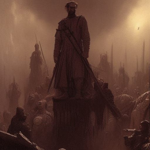 Horrific Afghanistan: A Dark Fantasy Illustration