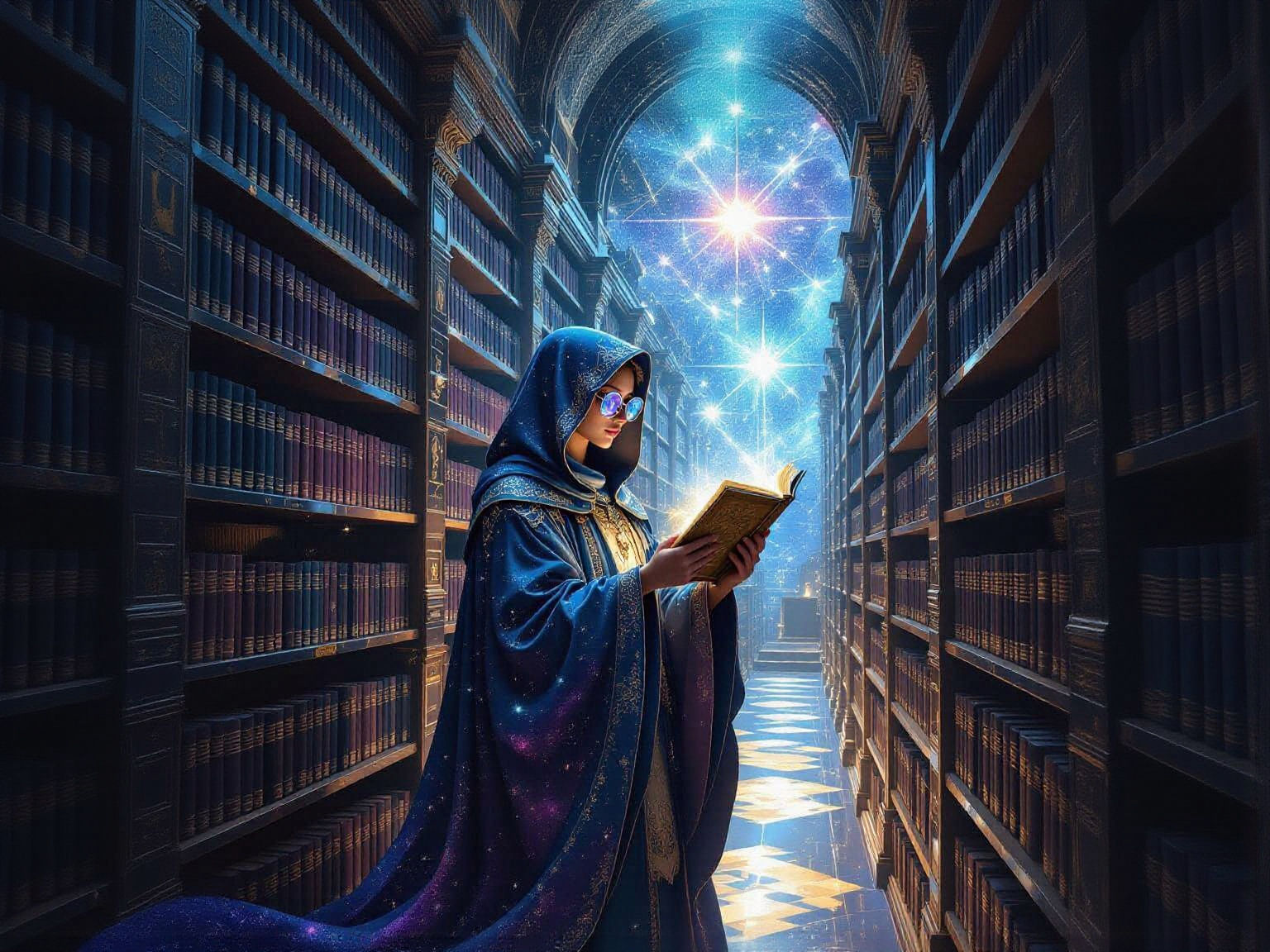 Celestial Librarian Organizing Galaxies in Cosmic Library
