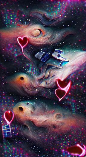 AI Generated Image of Space