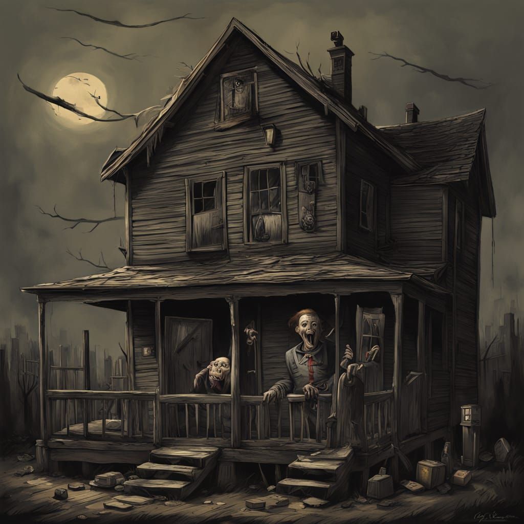 Gothic Caricature: Crooked House and Punk Rocker