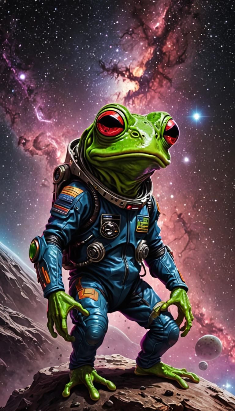 Alien Space Frog