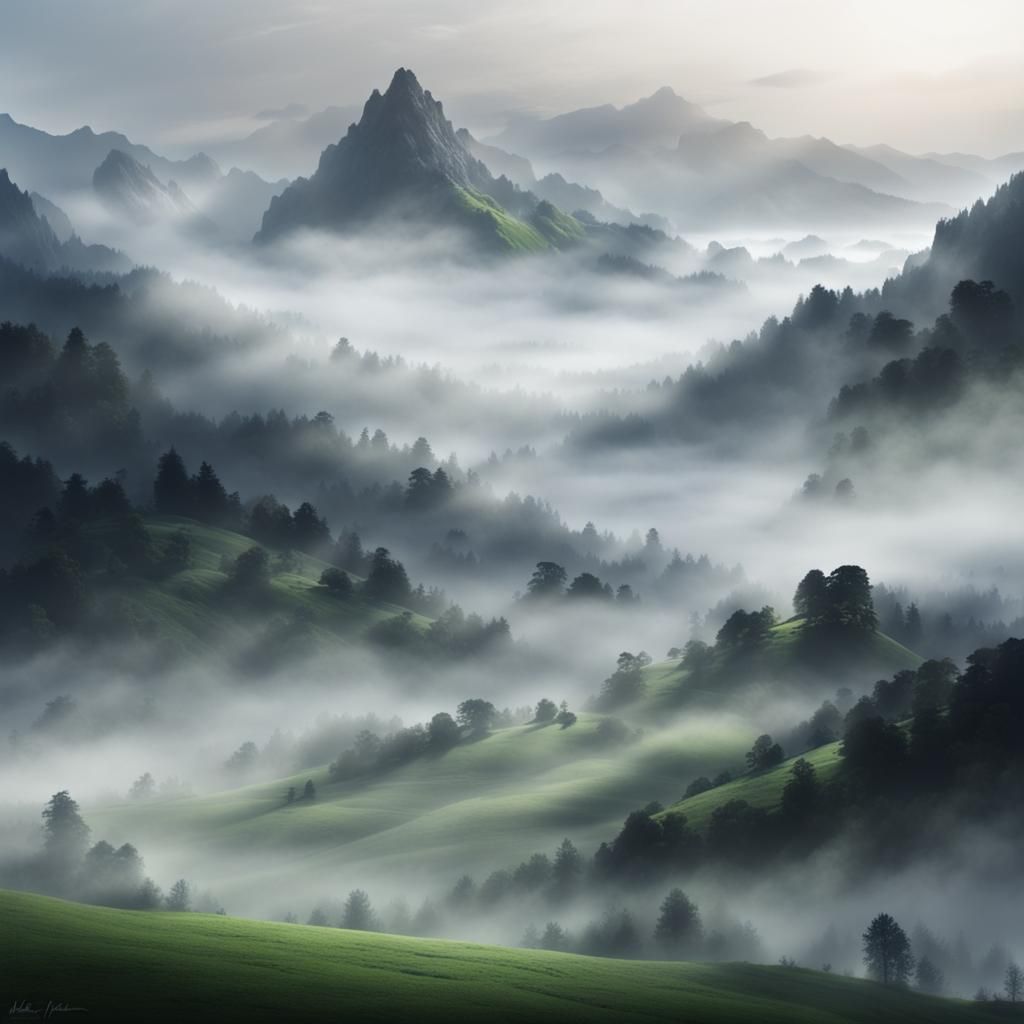 Misty Mountains: A Homesick Wanderer's View