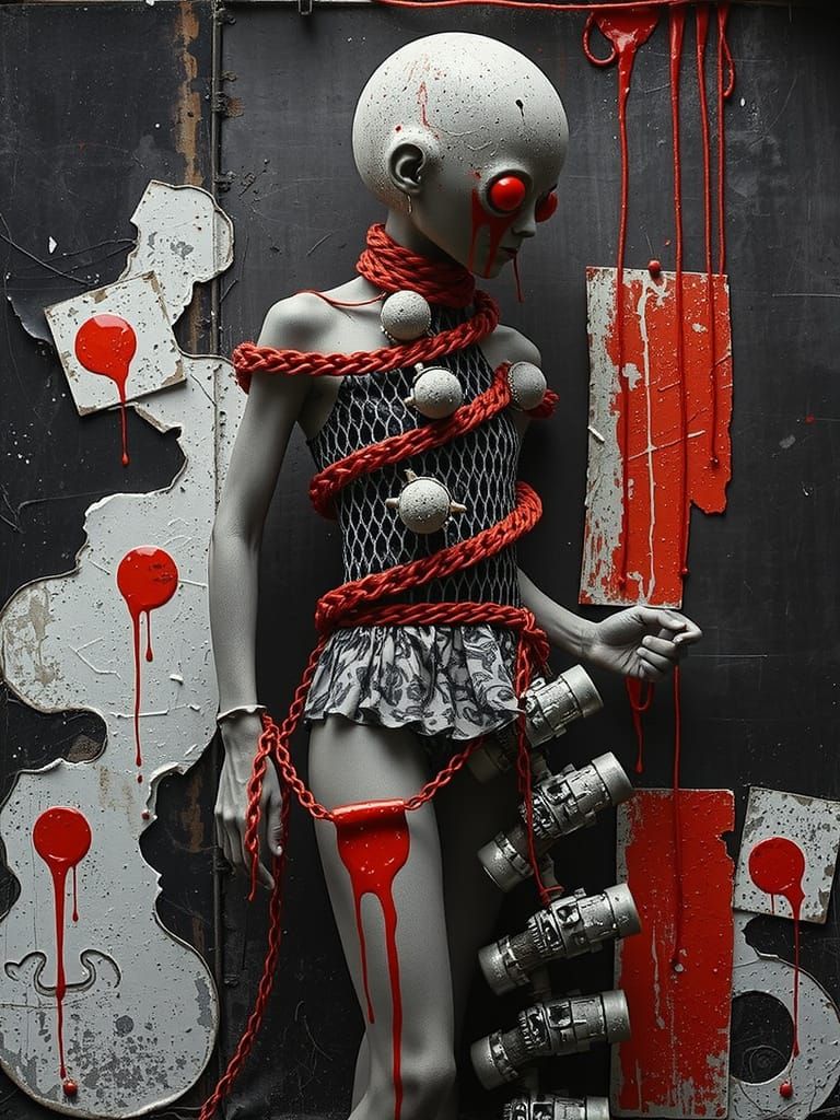 Surreal Vogue Cover Inspired by Ernst and Woodman