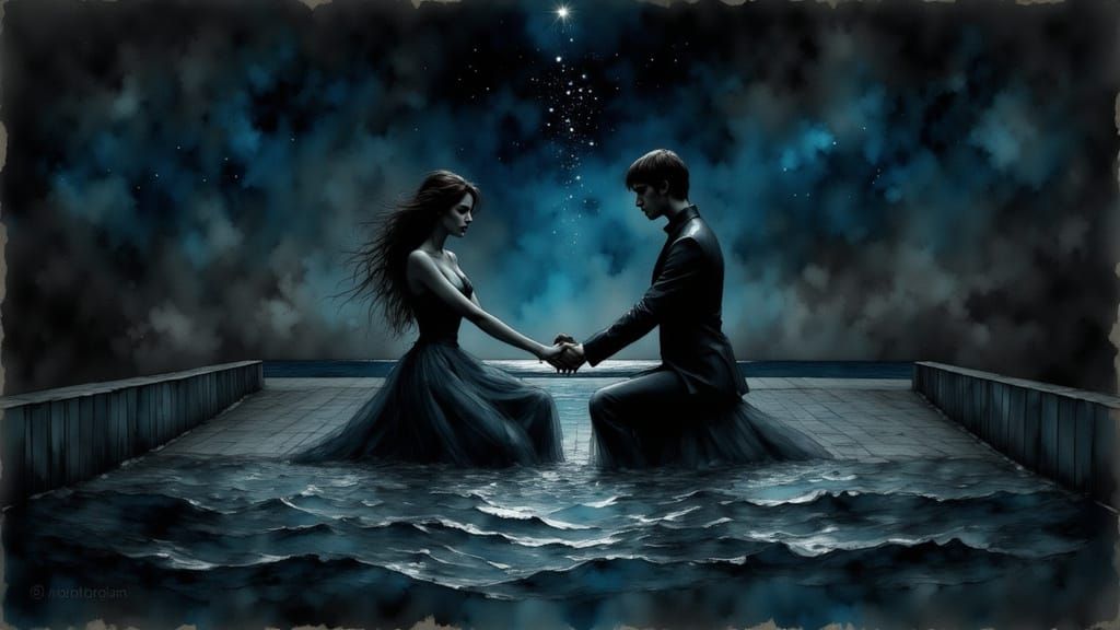 Romantic Tragedy at Sea: A Digital Artwork