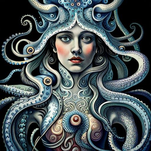 Victorian Dark Fantasy Daughter of the Abyss