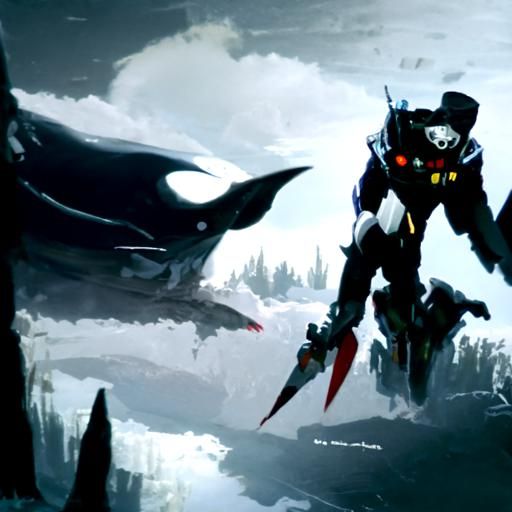 Voltron Killer Whale: Super Robot Mecha Anime
