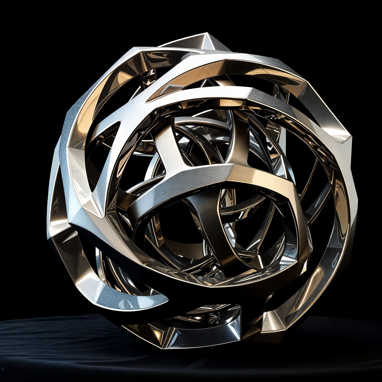 Dreamlike Geometric Sculpture in Ultra HD 8K