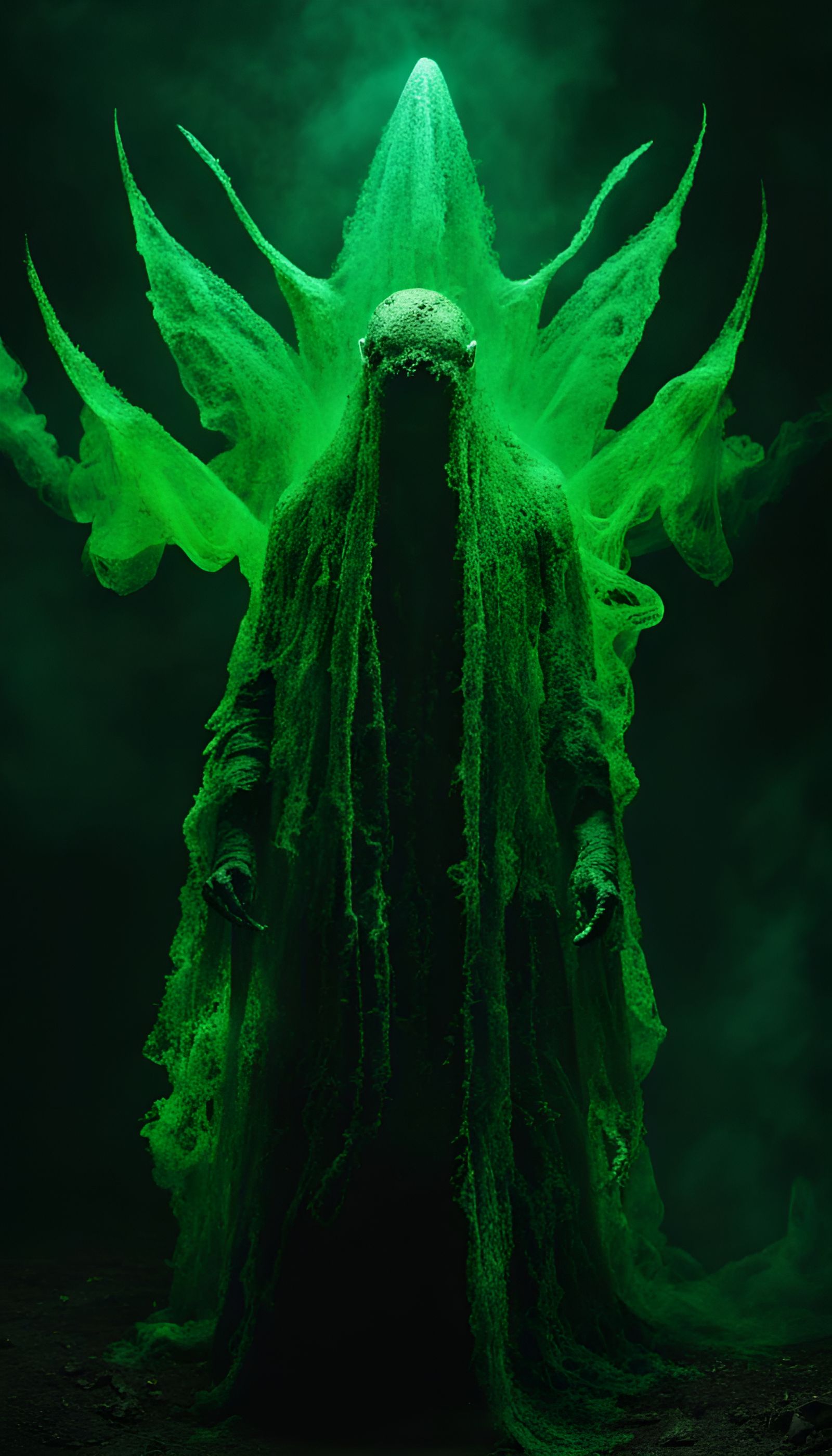 Ghost Pirate with Green Glow, by Carbonell