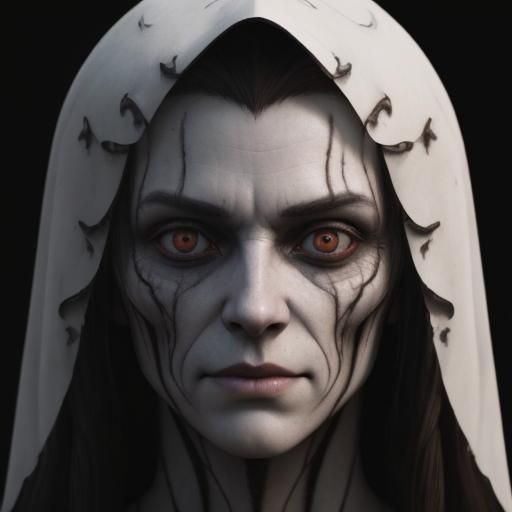 Uncanny valley creepy nun