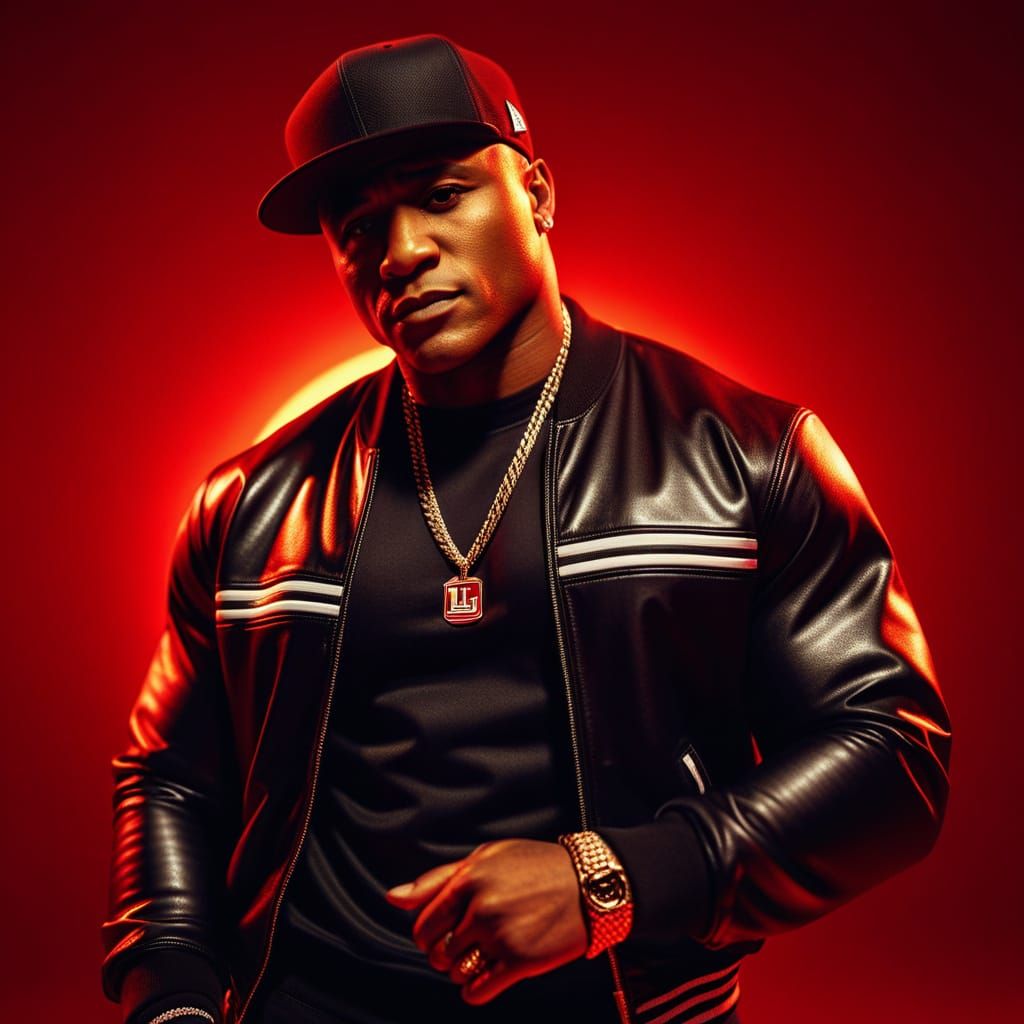 Vintage LL Cool J in Moody 80s Attire