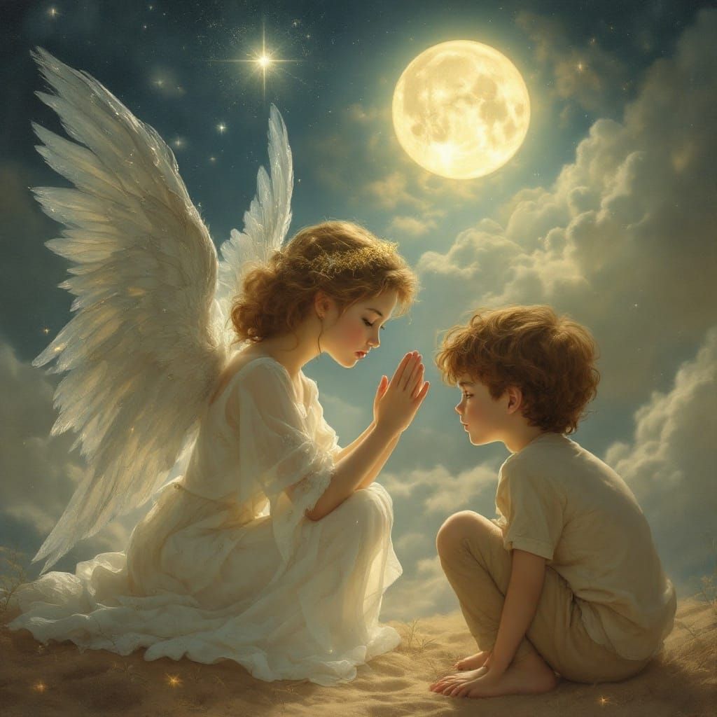 Angel of Hope in Prayerful Repose