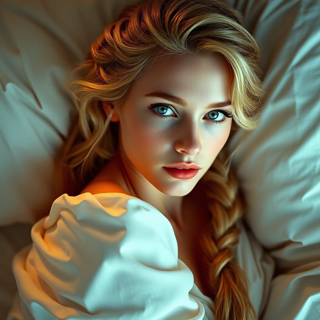 Sensational Victorian-Era Siren with Film Noir Allure