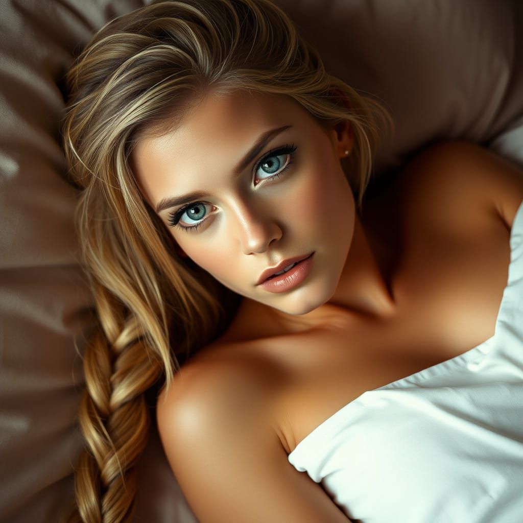 Sensual Goddess in Dreamy Realism Style