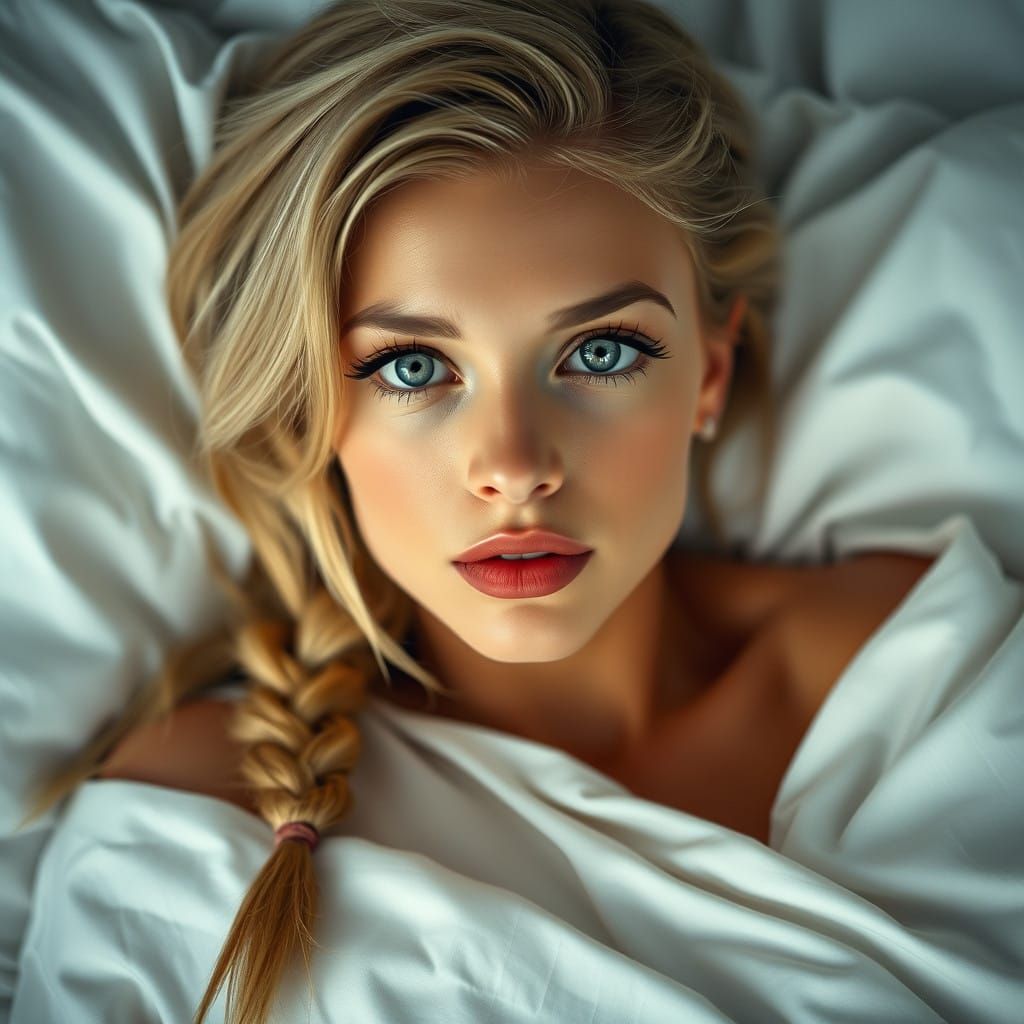 Sensual Goddess in Ethereal Light