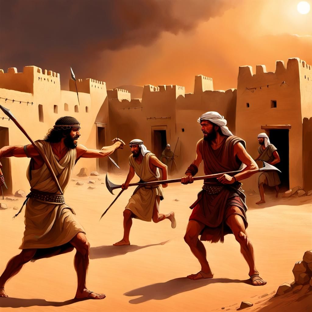 Bronze Age Middle East Village Under Siege