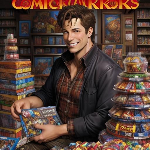 Charming Young Man in a Sea of Candy