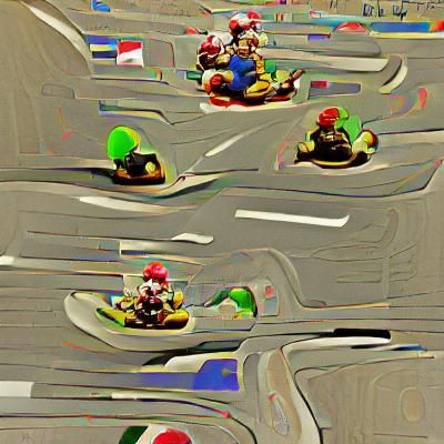 Minimalist Retro Game Design in Primary Colors