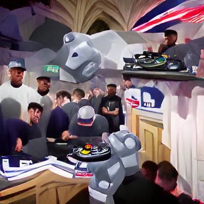 Hyperrealistic DJ Set Interpretation