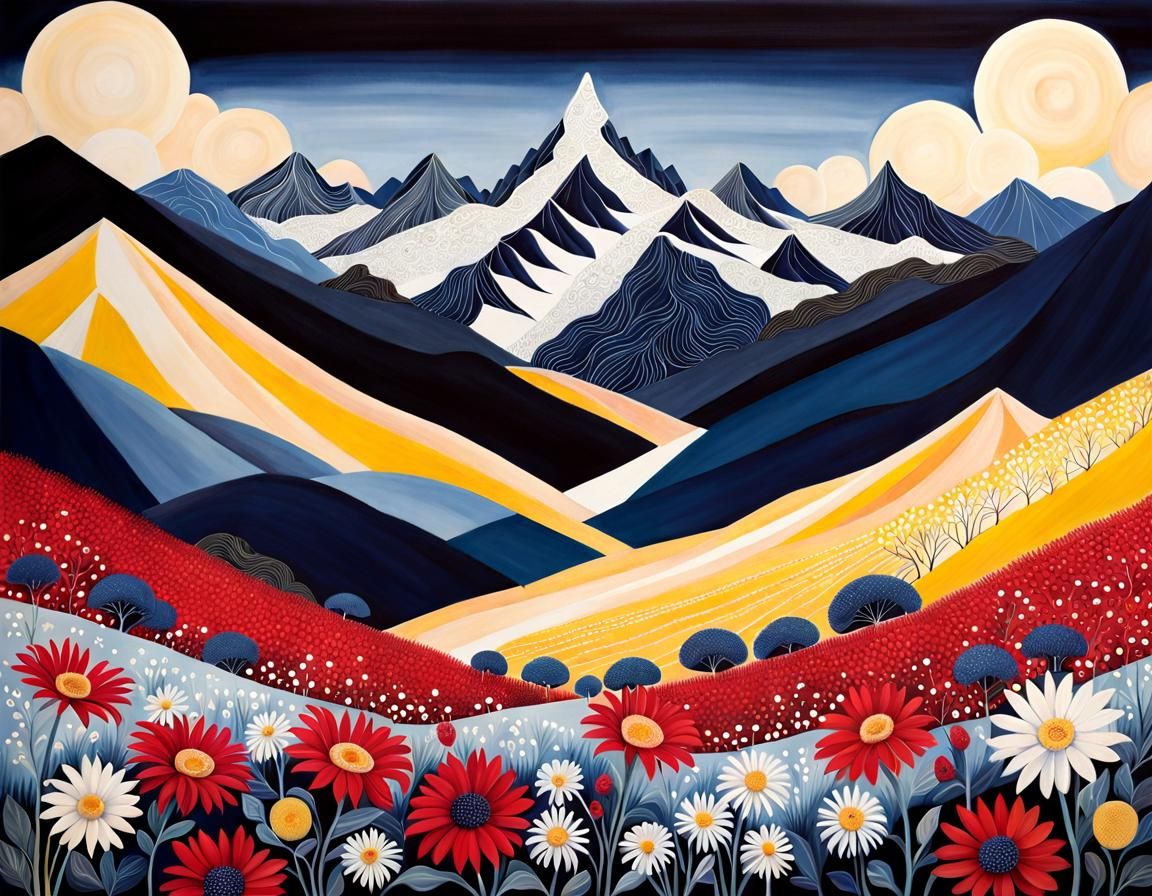 Sorrowful Landscape with Mountain of Pain