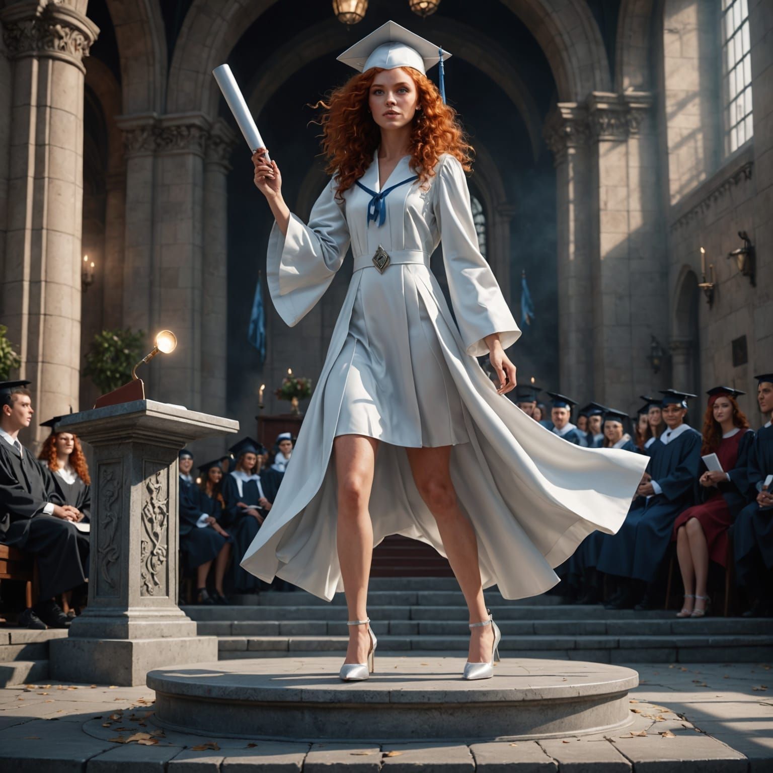 Fantastical High School Graduate Receives Diploma in Intrica...