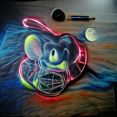 Classic Mickey Mouse Cartoon Character