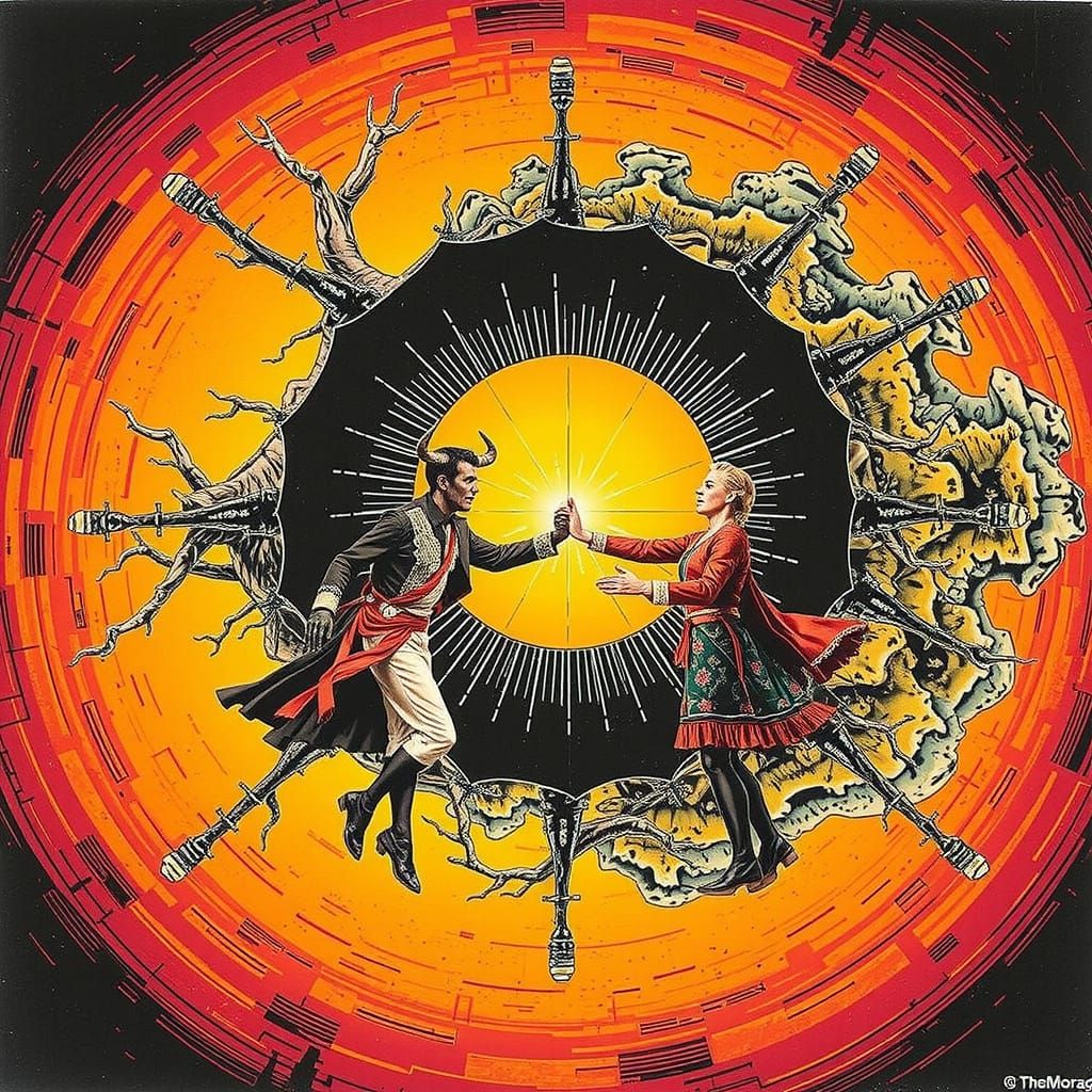 Maldoror and Matador in Surreal Cosmic Battle