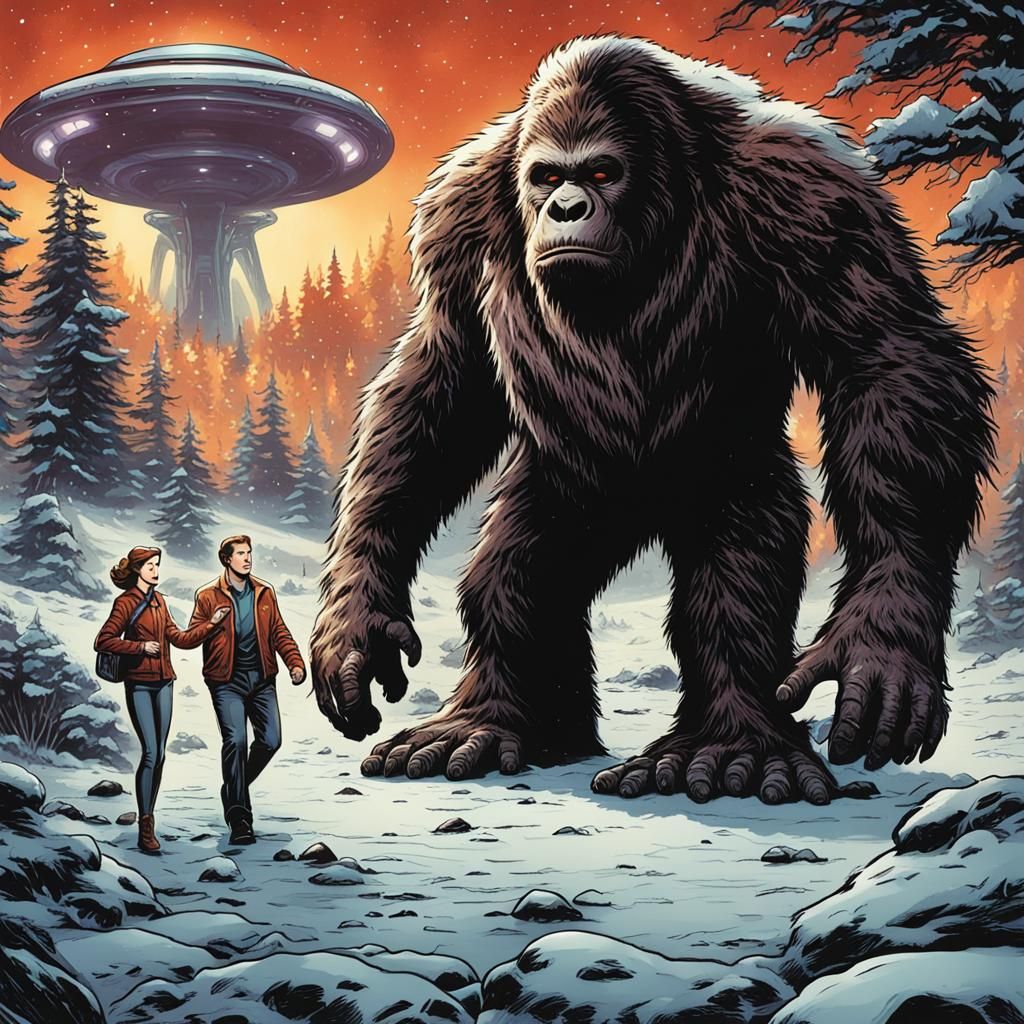 Anna Kendrick in 1950s Sci-Fi UFO vs Bigfoot