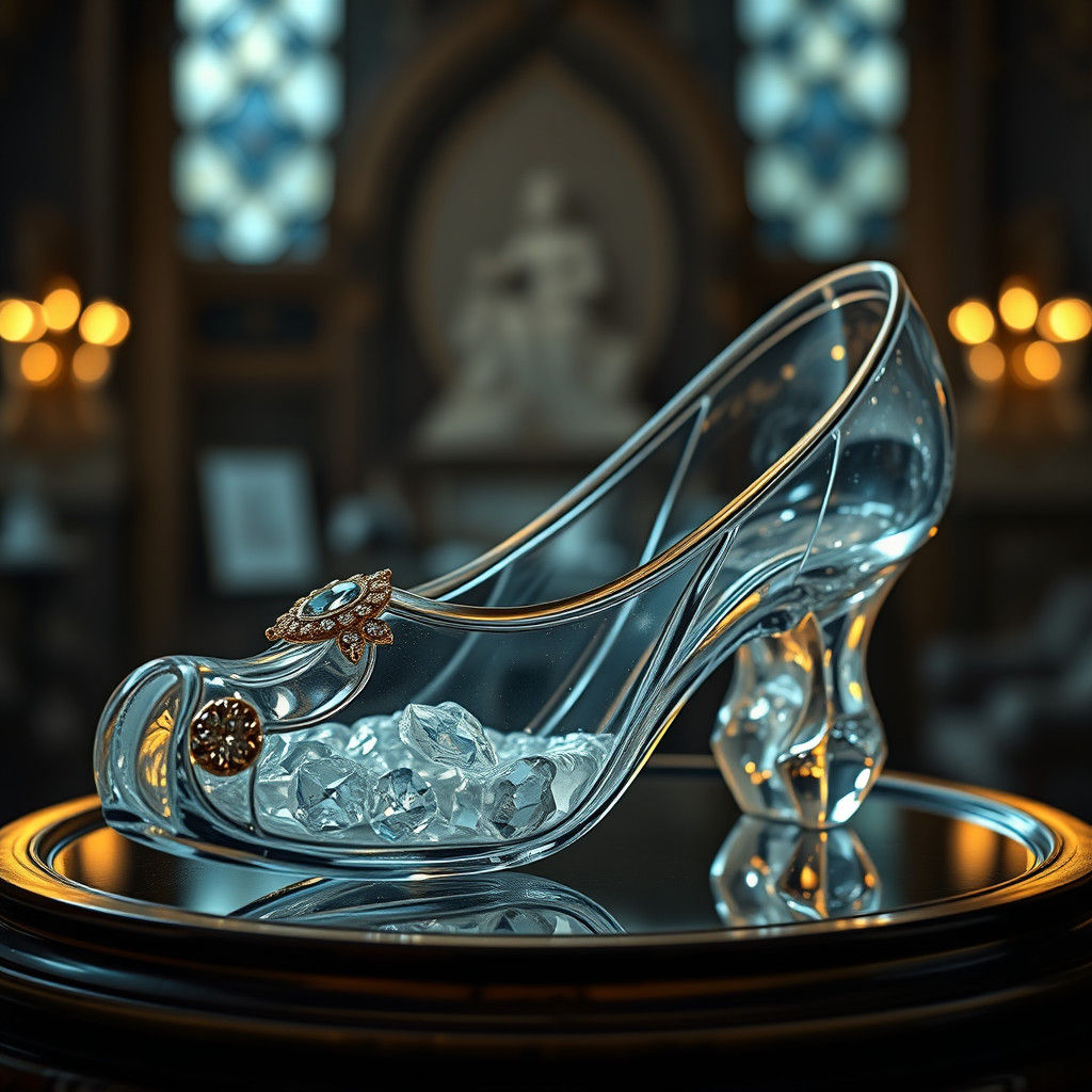 Giant Glass Slipper Home for Cinderella