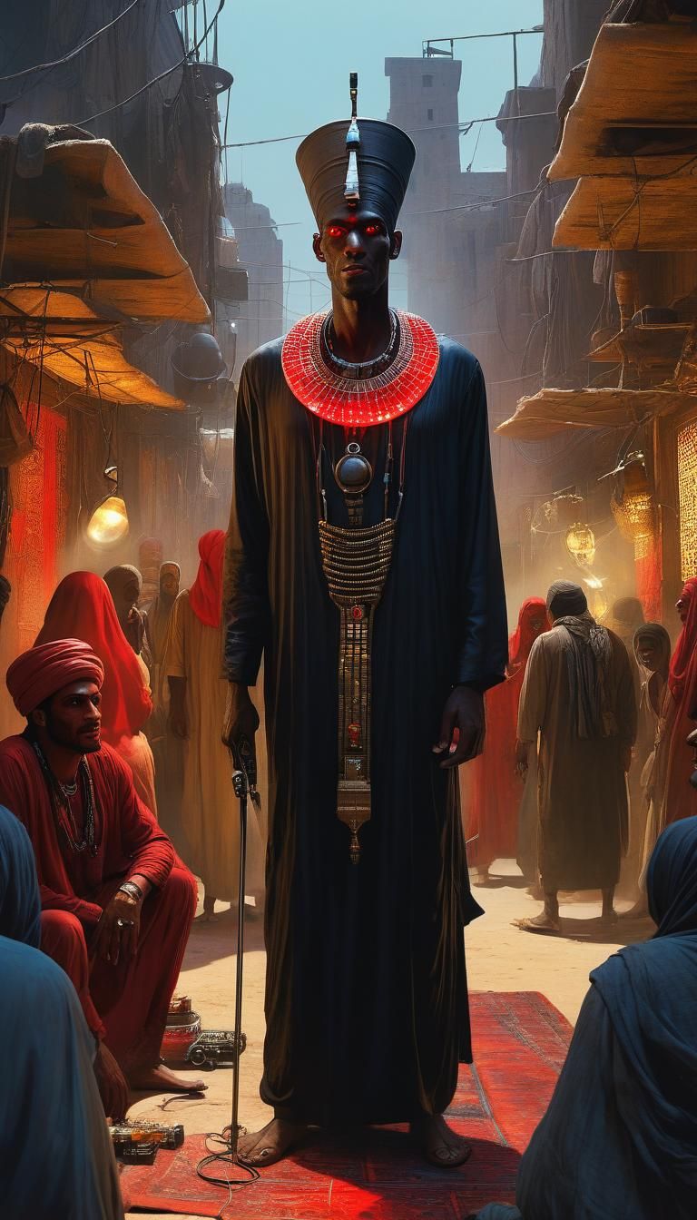 Nyarlathotep in Film Noir Style