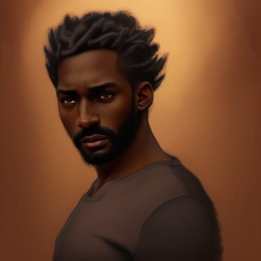 dark brown skin man messiah, clothed with a garment down to the foot. His head and his hairs like wool head and shoulder...