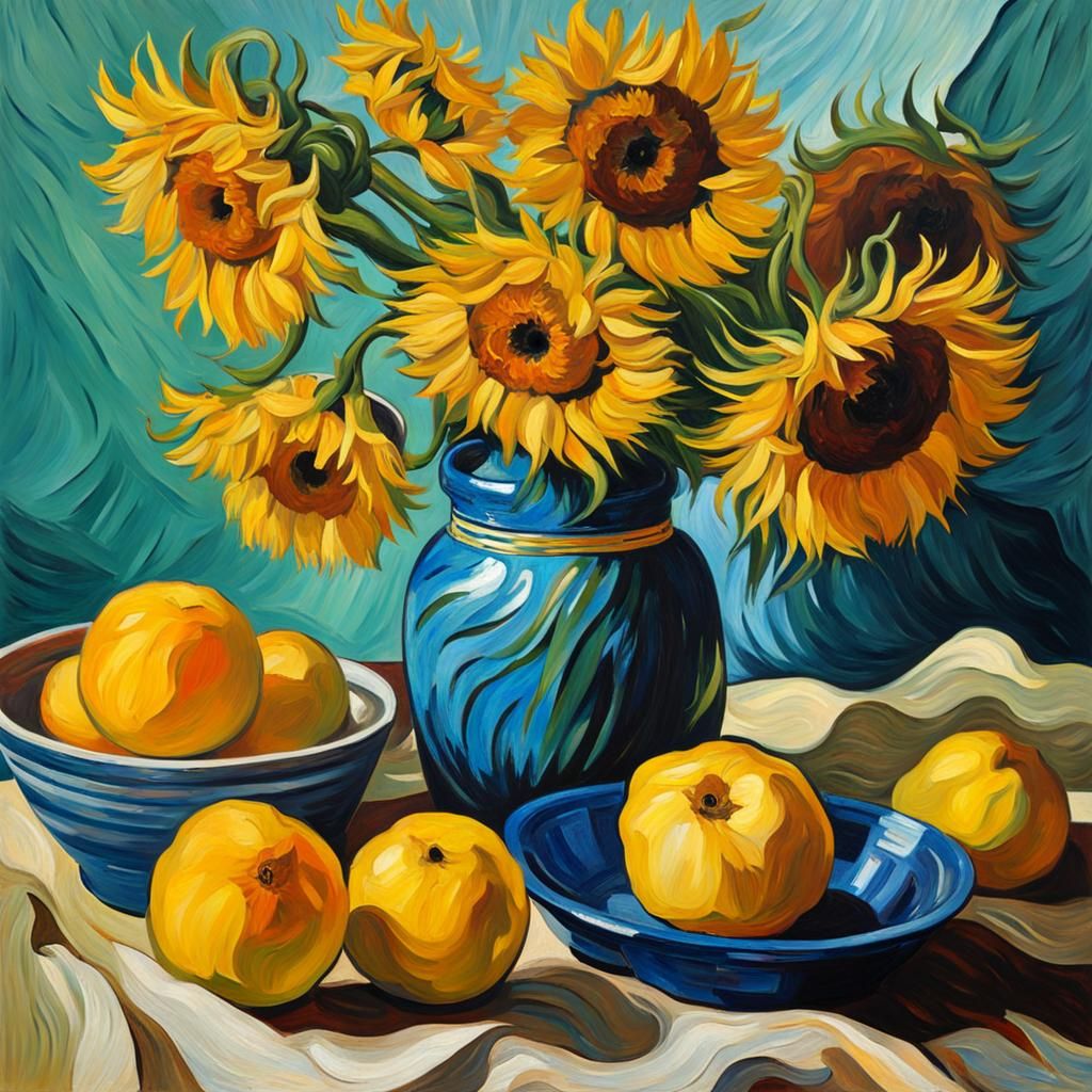 Van Gogh Style Still Life