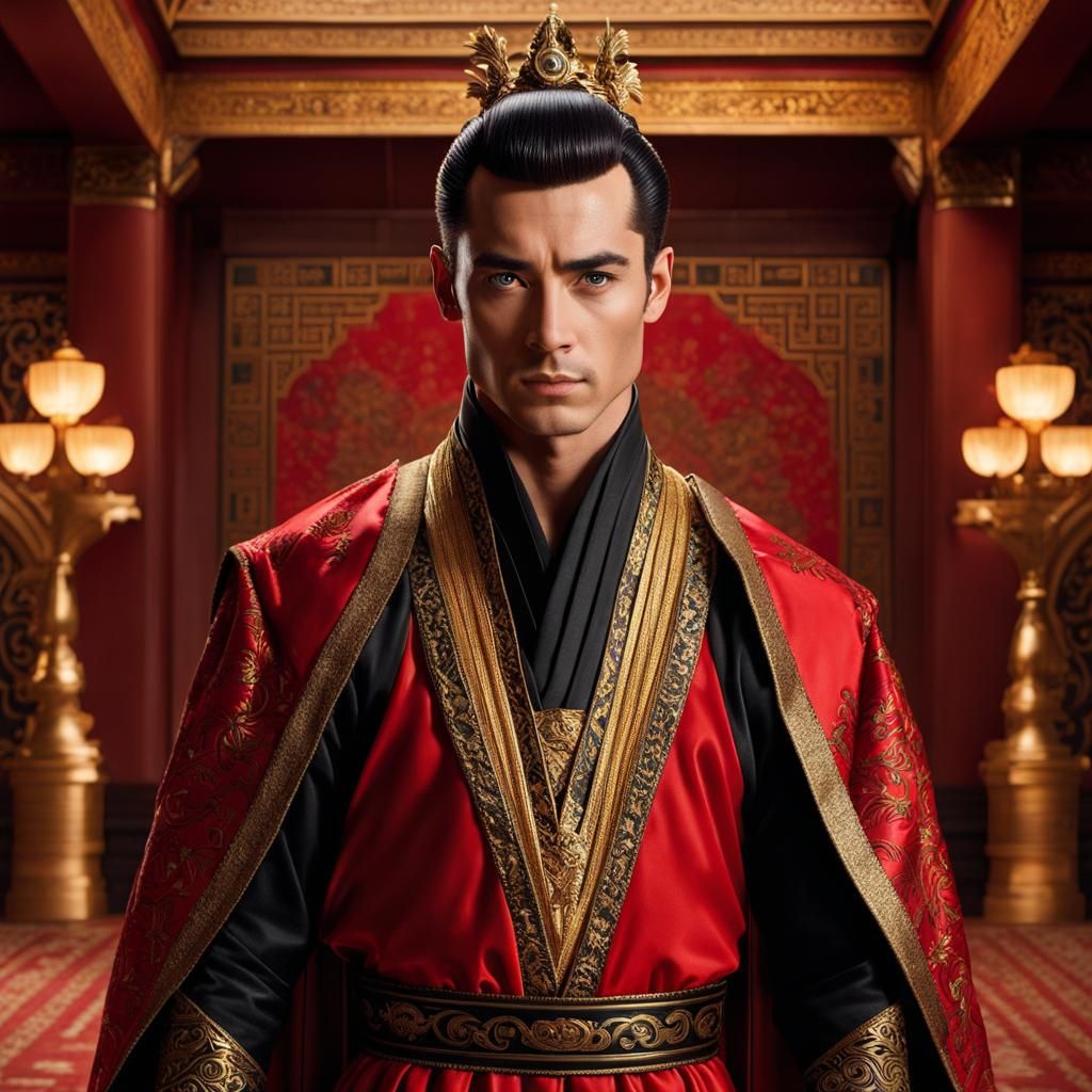 Scytale, the Tleilaxu Face Dancer in Regal Attire