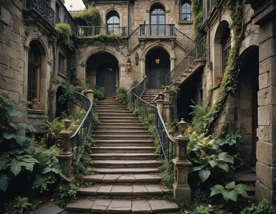 Fairytale Mansion: Hyperdetailed Fantasy Novel Cover Art