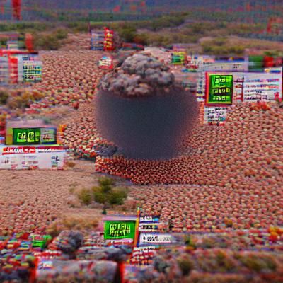 Post-Nuclear Holocaust Landscape in 8K Resolution