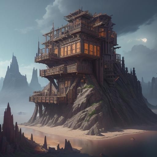 Fantastical Project Palisade Concept Art in Deep Color