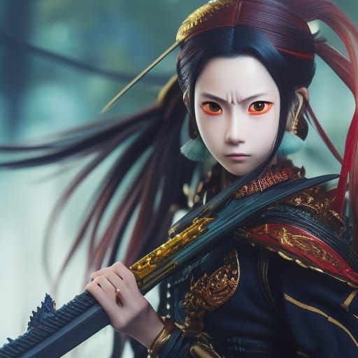 Skeleton Shark Demon in Jeweled Armor