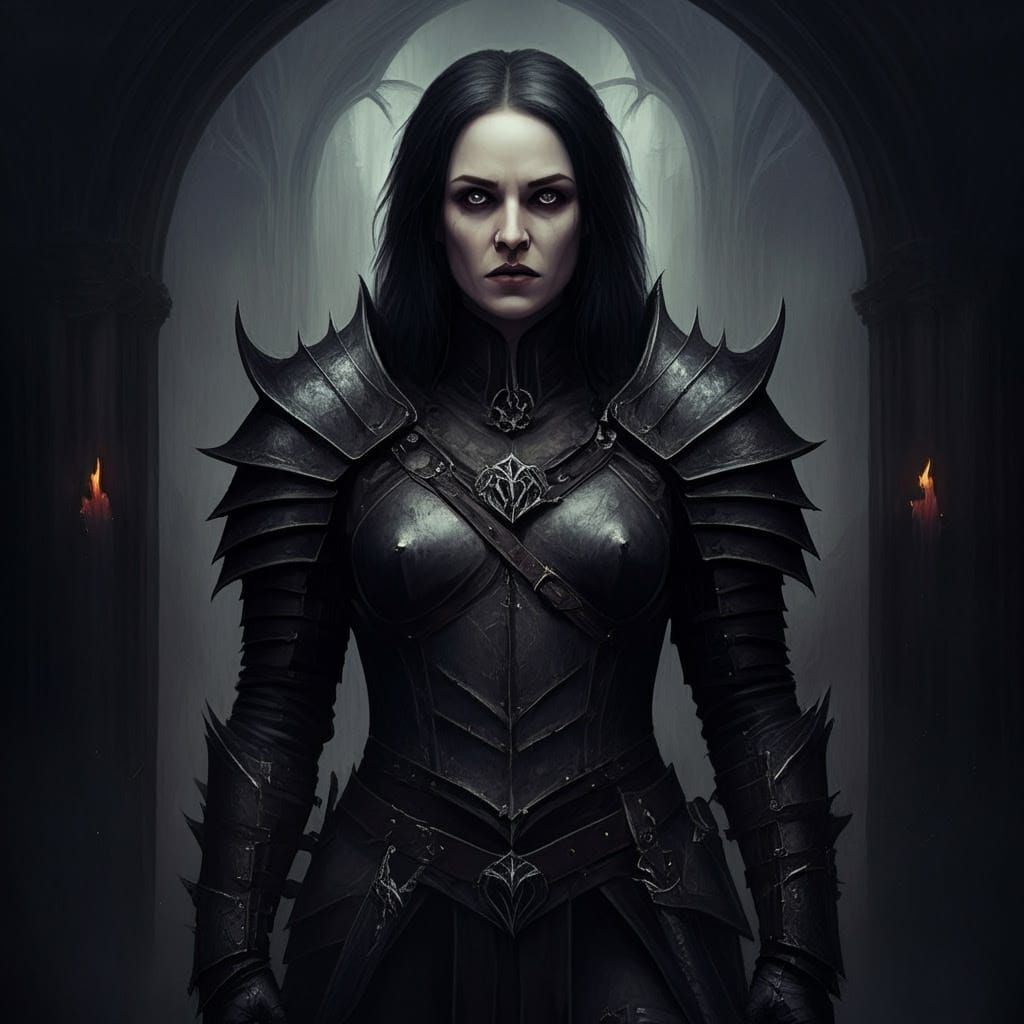 Grimdark Fantasy World in Darkened Landscapes